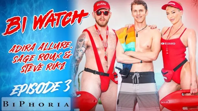 Adira Allure ve Steve Rickz'in üçlü sikiş ve seks sahnesi