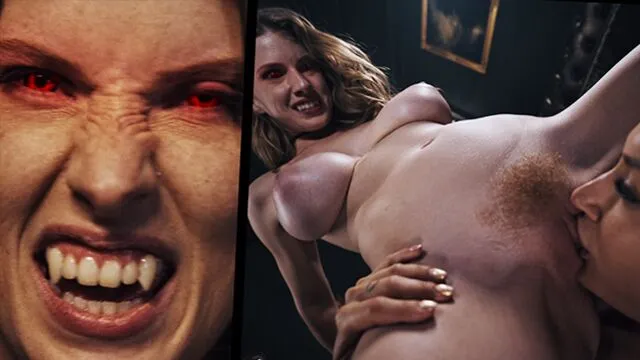 Tiffany Tatum, Talia Mint ve Octavia Red'in Vampir Kızı Seks Sahnesi