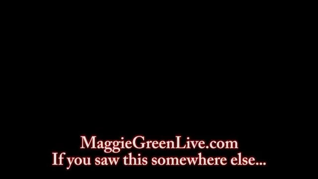 Maggie Green'in yatak odasında muhteşem seks anları, seks