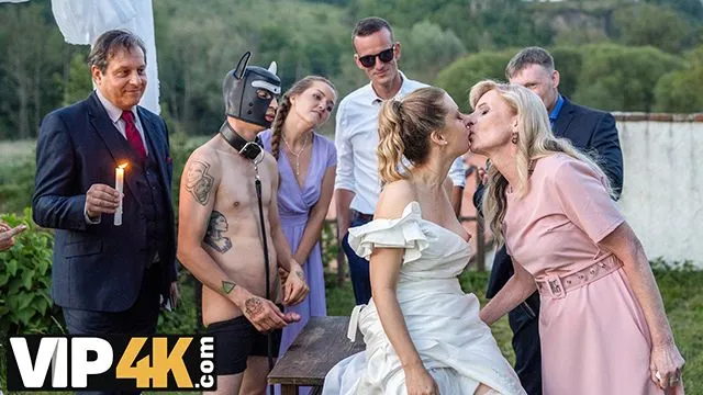 Güzel Kızın Düğün Gününde Açık Hava Seks ve Porno