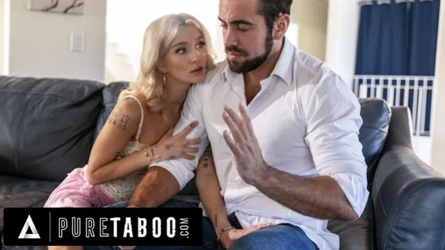 Yatakta Dante Colle ile Sert Seks ve Göğüslerde Boşalma