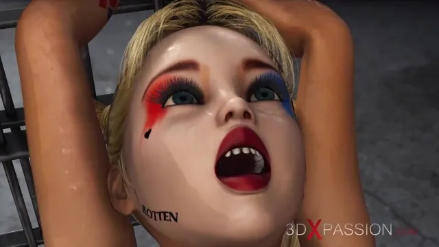 Harley Quinn'in Şiddetli Köpek Pozisyonu ve Seks