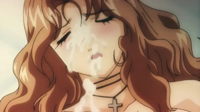 Hentai karakterin yüze boşalma sahnesinde porno