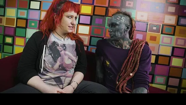 Proxy Paige ve Lily Lu'nun Dövmeli ve Seks Sahnesi